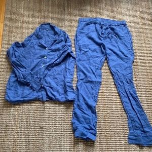 Serena & Lily Linen Pajama Set